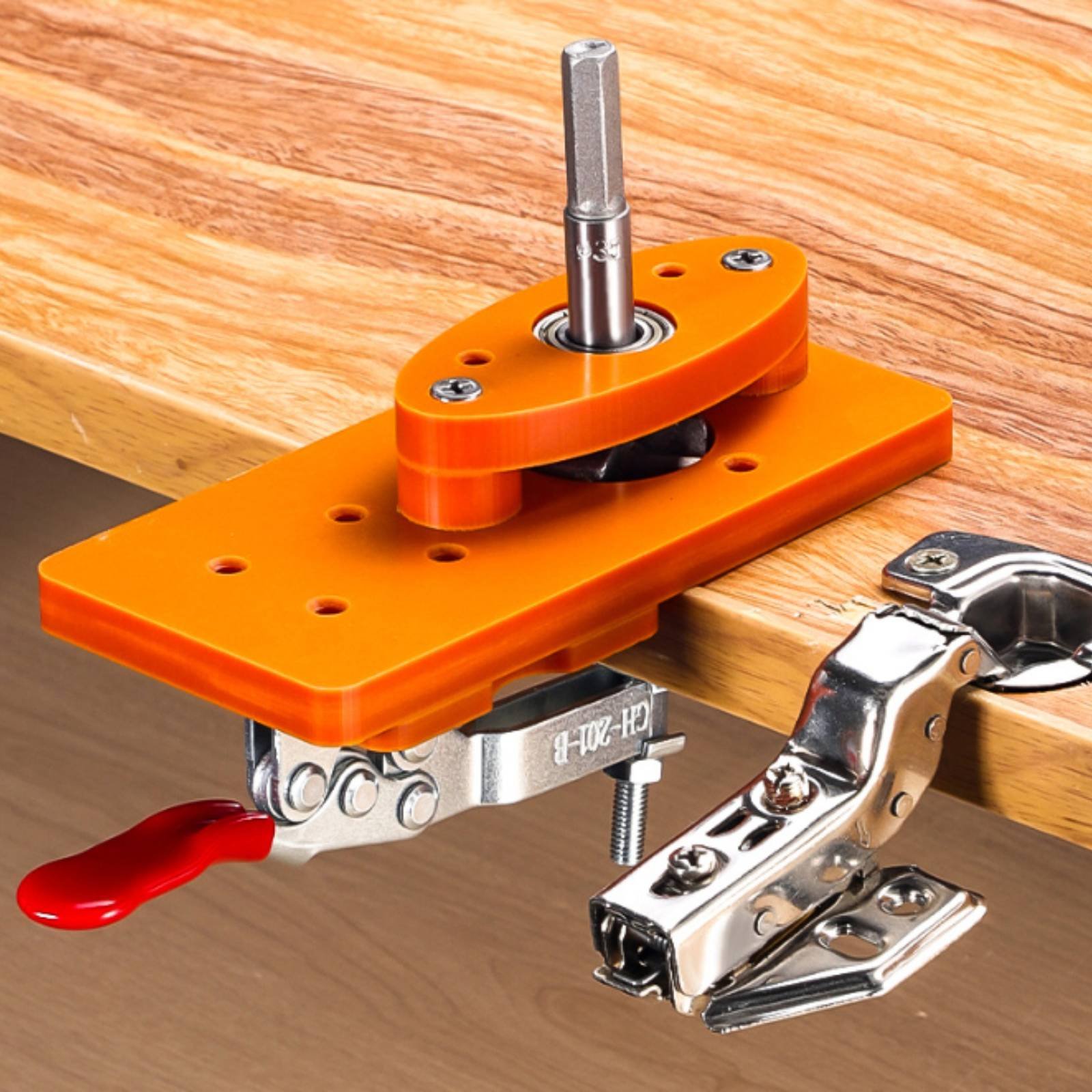 Furniture Hardware Fittings - 35mm Hinge Drilling Jig Long-Lasting Door