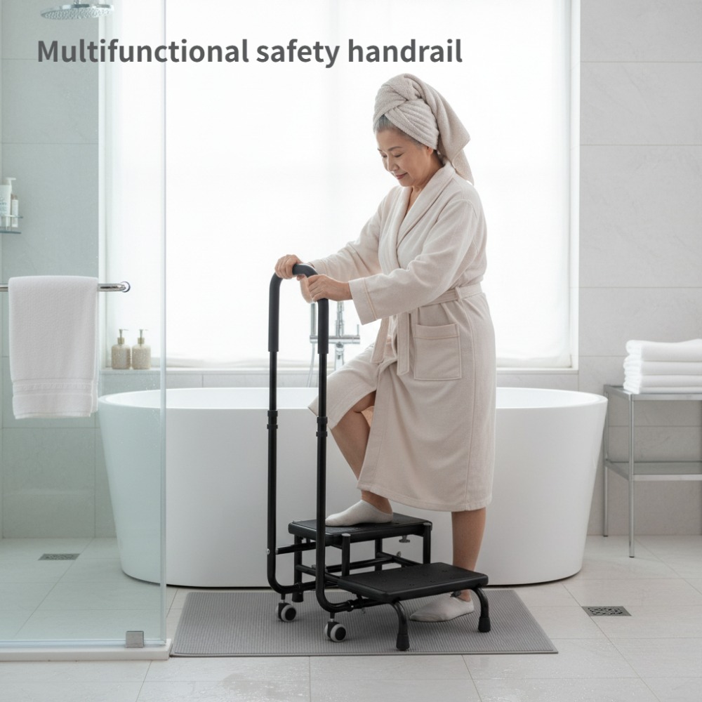 2-Step Stool with Handle for E - Furniture Hardware For Bed recensione e prezzo