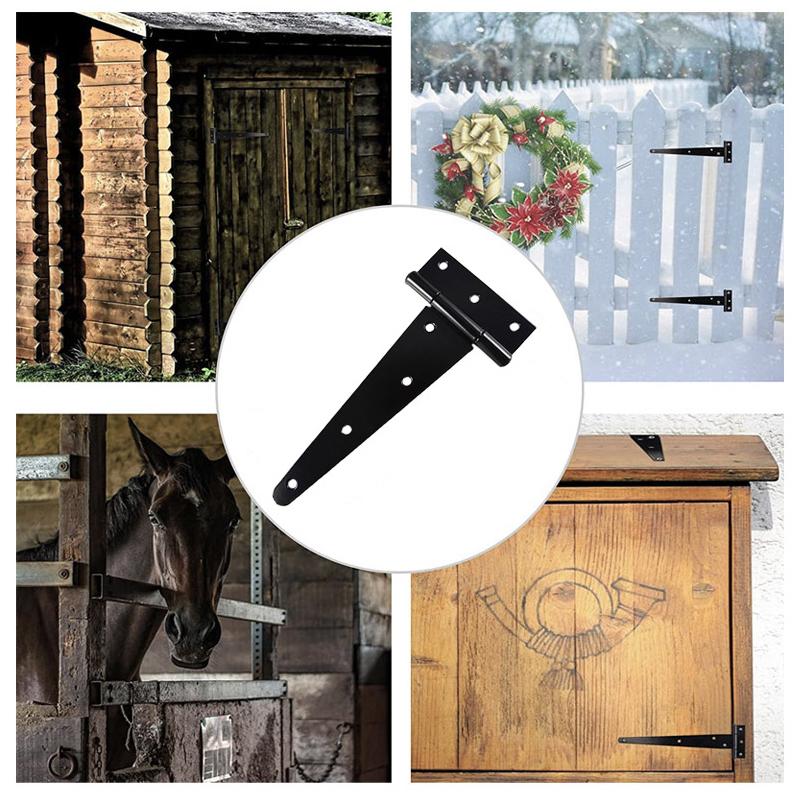 2Pcs Heavy Duty T-Shaped Galva - Furniture Hardware Black recensione e prezzo