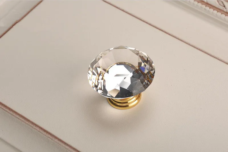 Crystal Gold Cupboard Knobs Ha - Furniture Hardware Gold recensione e prezzo