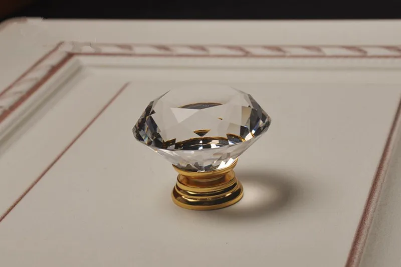 Crystal Gold Cupboard Knobs Ha - Furniture Hardware Gold recensione e prezzo