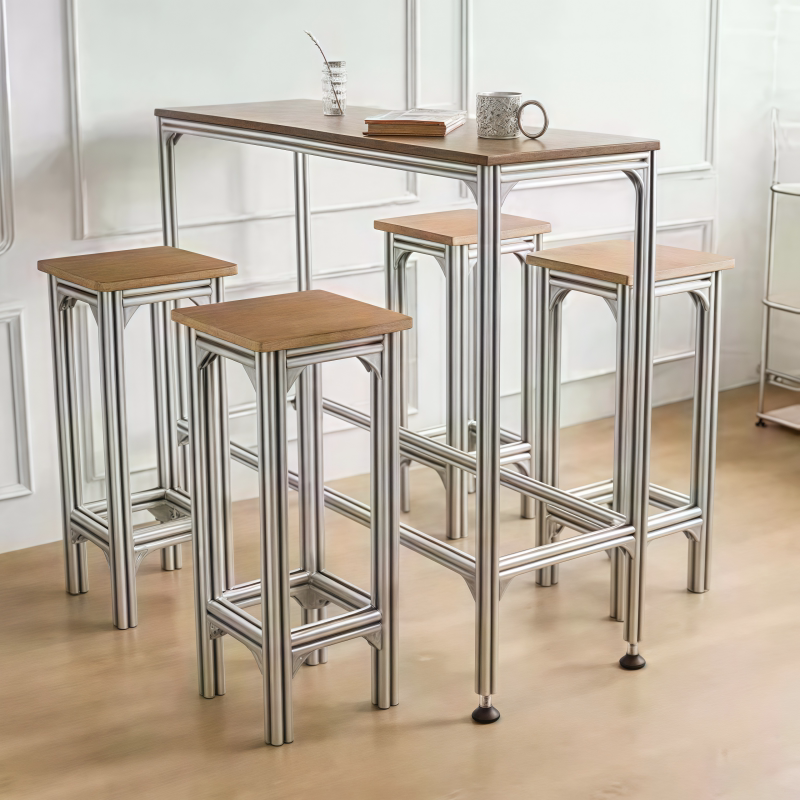 solid wood high bar table and  - Furniture For Hardware Shop recensione e prezzo