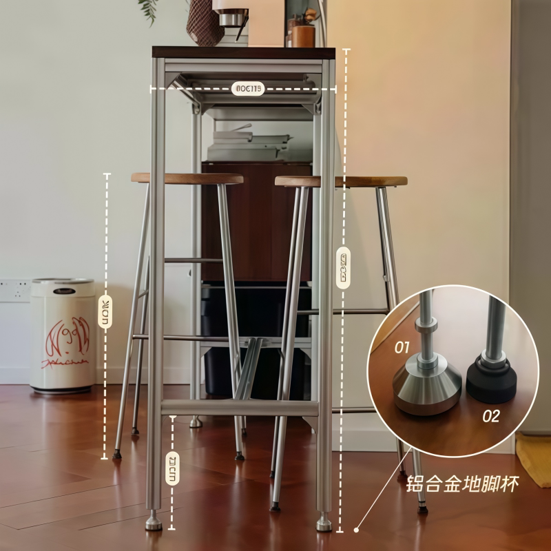 solid wood high bar table and  - Furniture For Hardware Shop recensione e prezzo