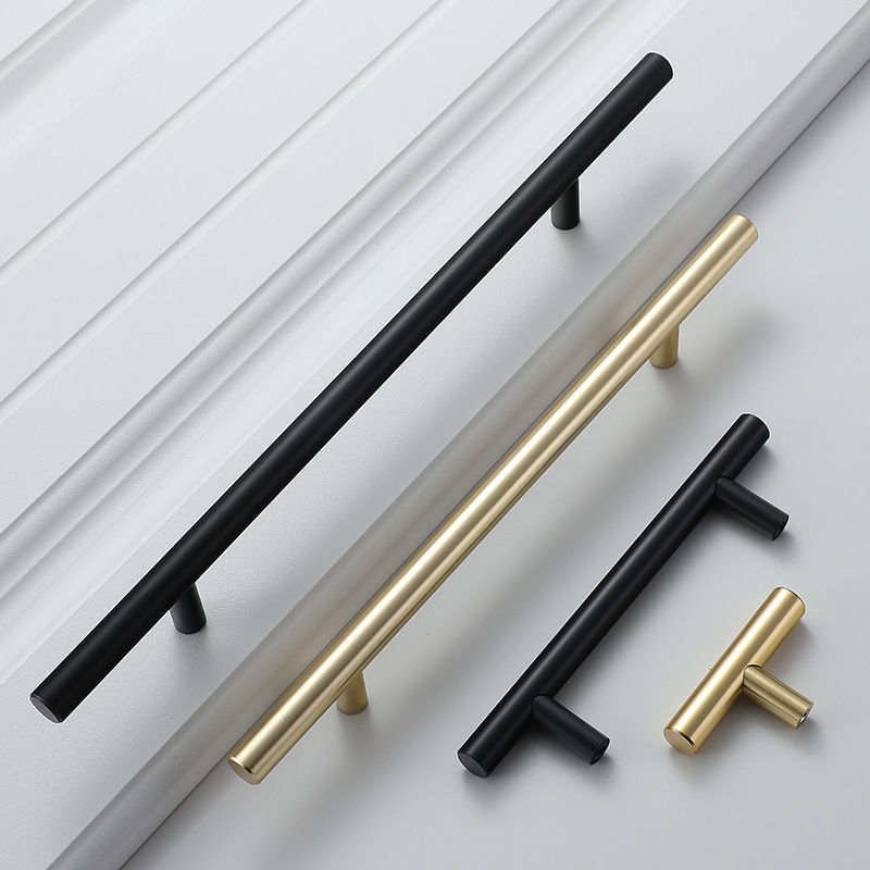 Modern Gold Brushed Straight C - Furniture Hardware Gold recensione e prezzo