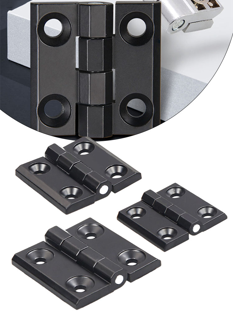1/2pcs 40/50/60mm Butt Hinges  - Furniture Hardware Black recensione e prezzo