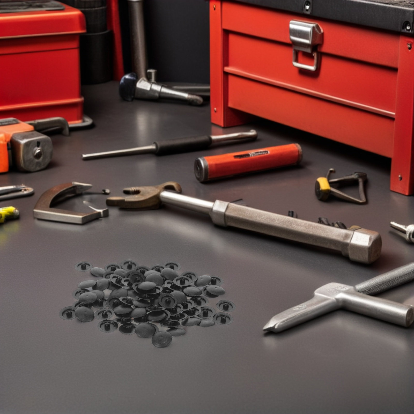 500Pcs Waterproof Black Plasti - Furniture Hardware Black recensione e prezzo