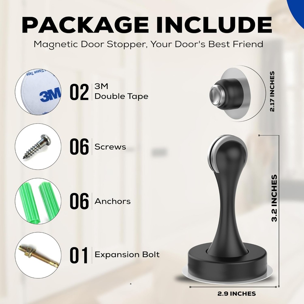 Magnetic Door Stop with Self-A - Magnetic Catch Door recensione e prezzo
