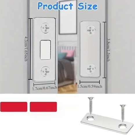 16 PCS Ultra Thin Cabinet Door - Magnetic Catch Door recensione e prezzo