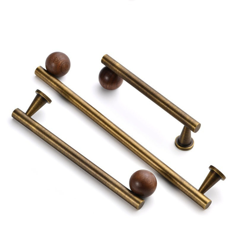 French Brass Walnut Wood Furni - Furniture And Kitchen Hardware Fitting recensione e prezzo