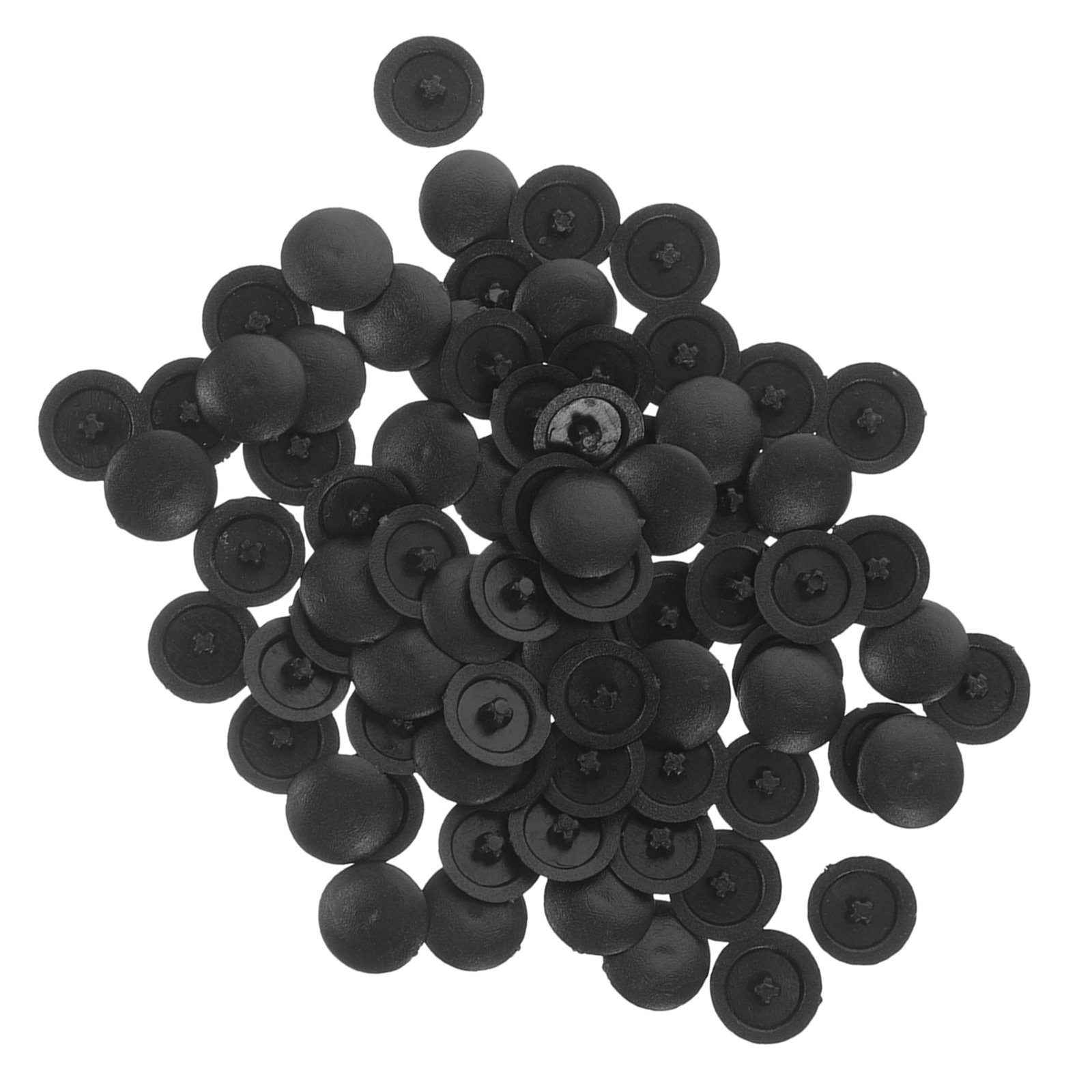 500Pcs Decorative Screw Caps B - Furniture Hardware Black recensione e prezzo