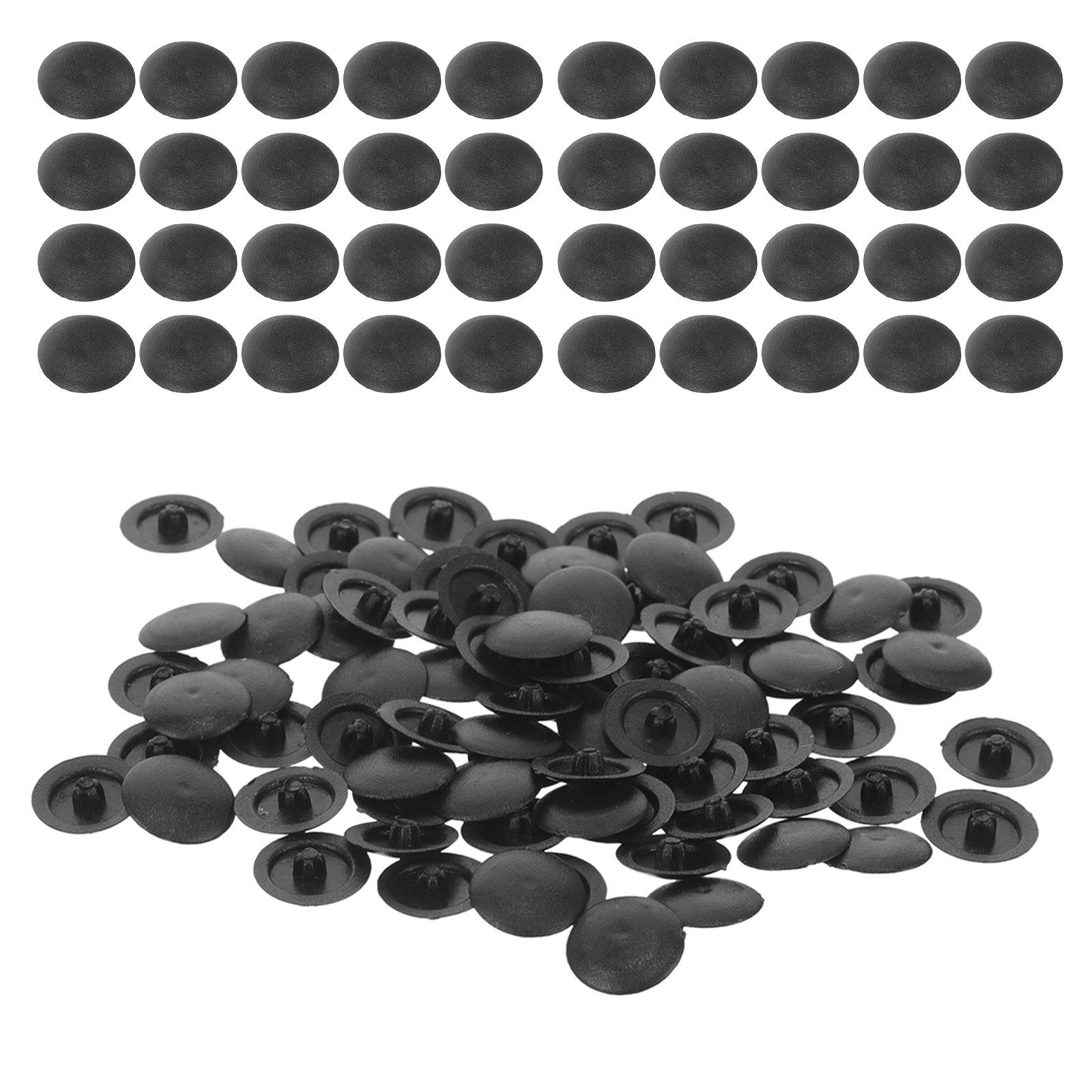 500Pcs Decorative Screw Caps B - Furniture Hardware Black recensione e prezzo