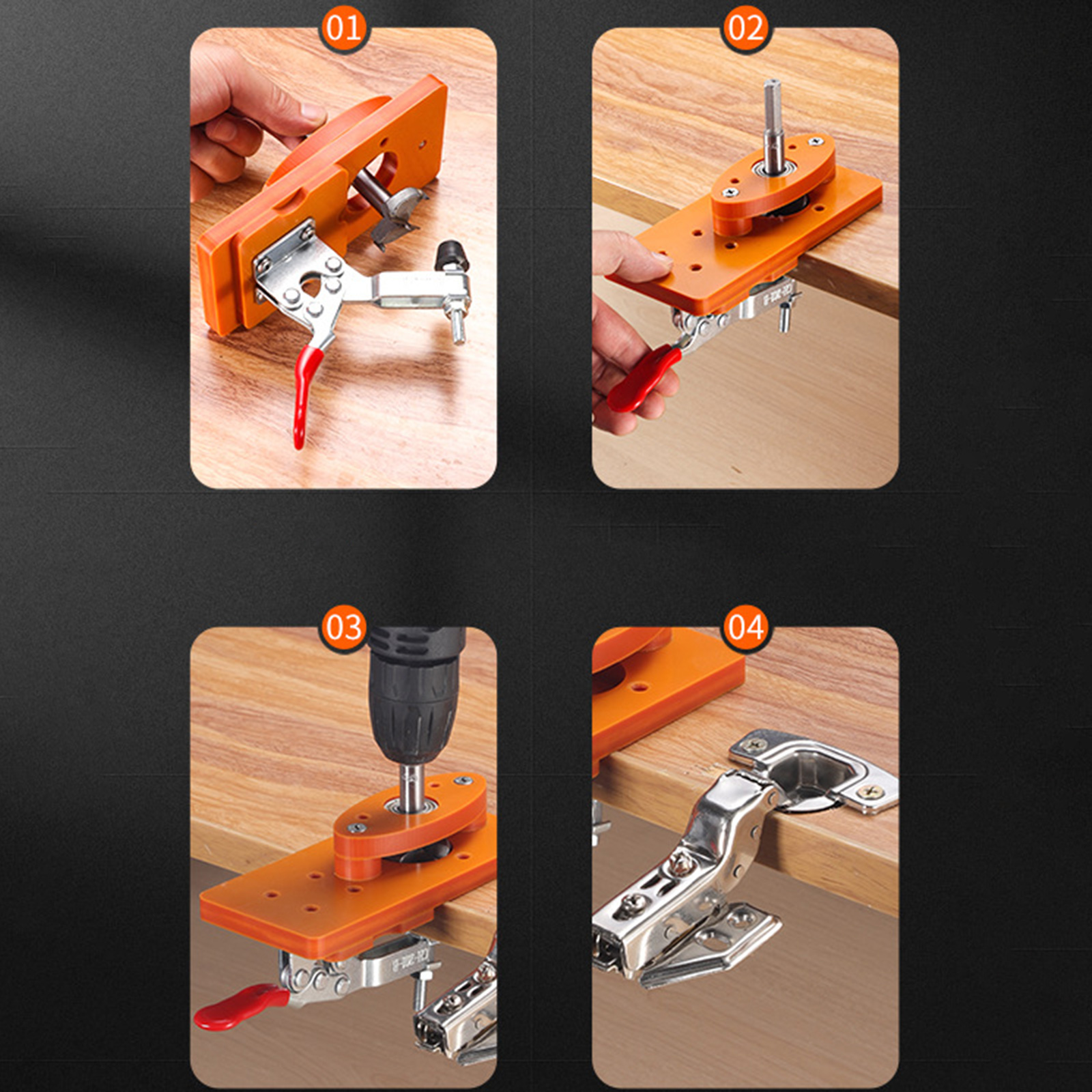 35mm Hinge Drilling Jig Long-L - Furniture Hardware Fittings recensione e prezzo