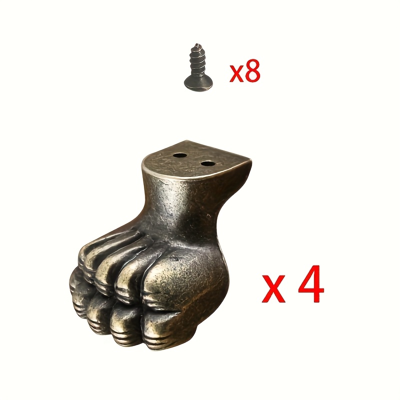 4pcs Antique Foot Brass Jewelr - Furniture Hardware For Legs recensione e prezzo