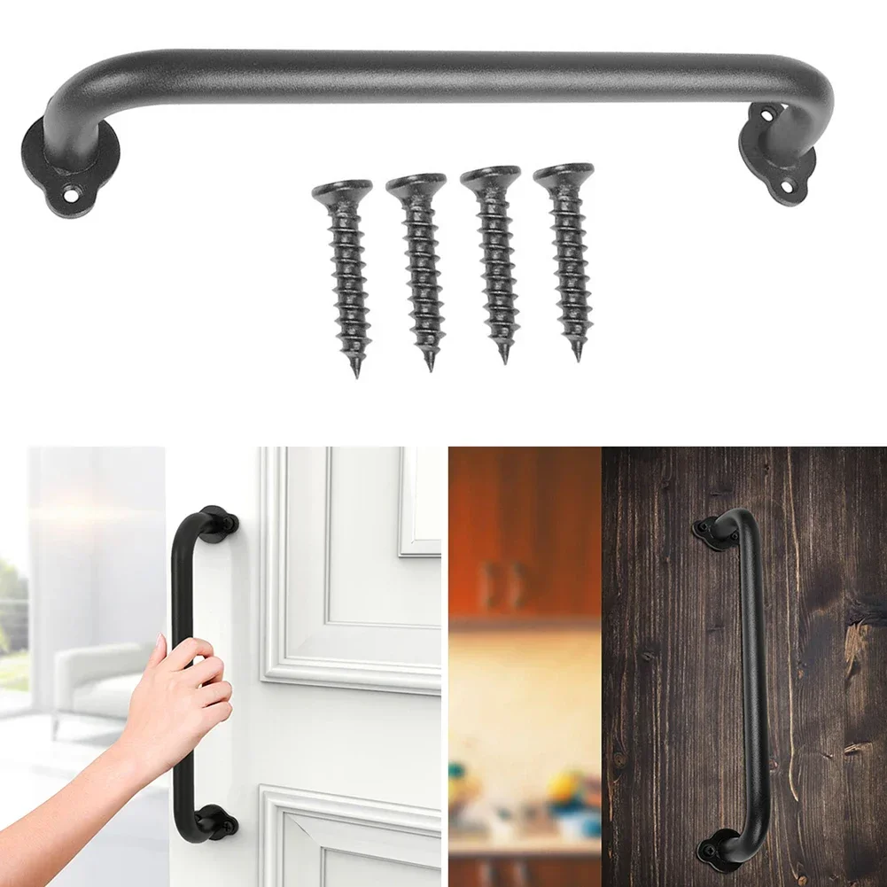 Sliding Barn Door Handle Pull  - Furniture Hardware Black recensione e prezzo
