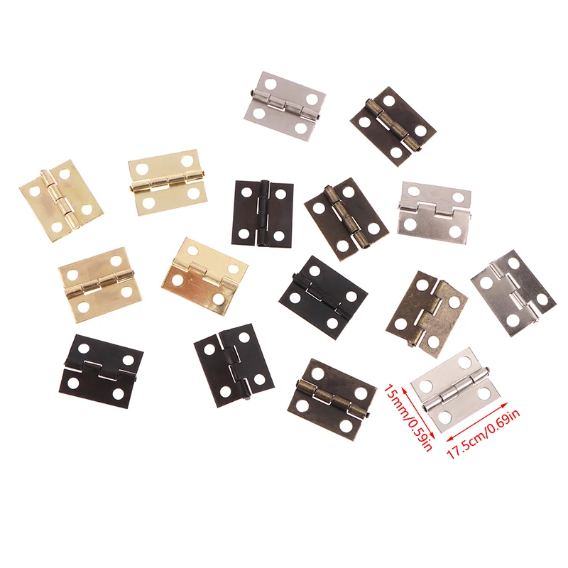 50pcs/box Hinges + 200 Screws  - Furniture Hardware Black recensione e prezzo