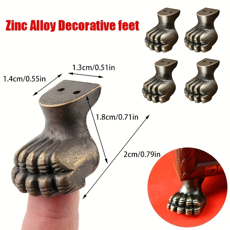 8pcs Antique Foot Brass Jewelr - Furniture Hardware For Legs recensione e prezzo