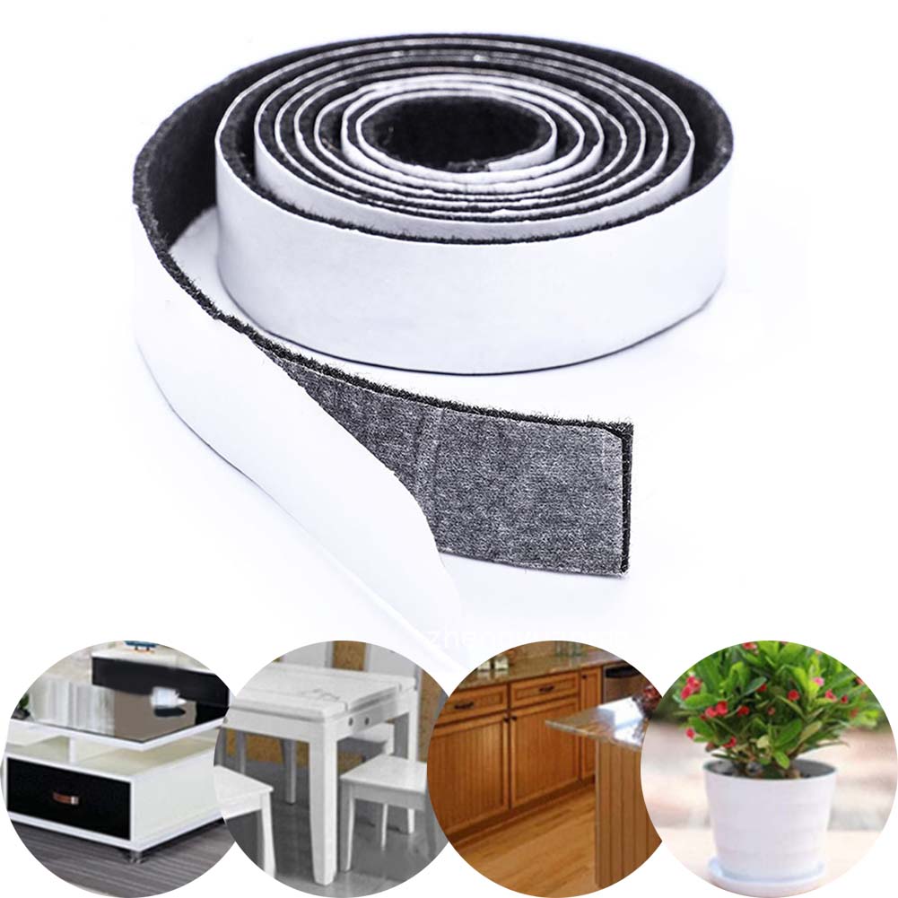 Quiet Felt Strip Self-Adhesive - Furniture Hardware Black recensione e prezzo
