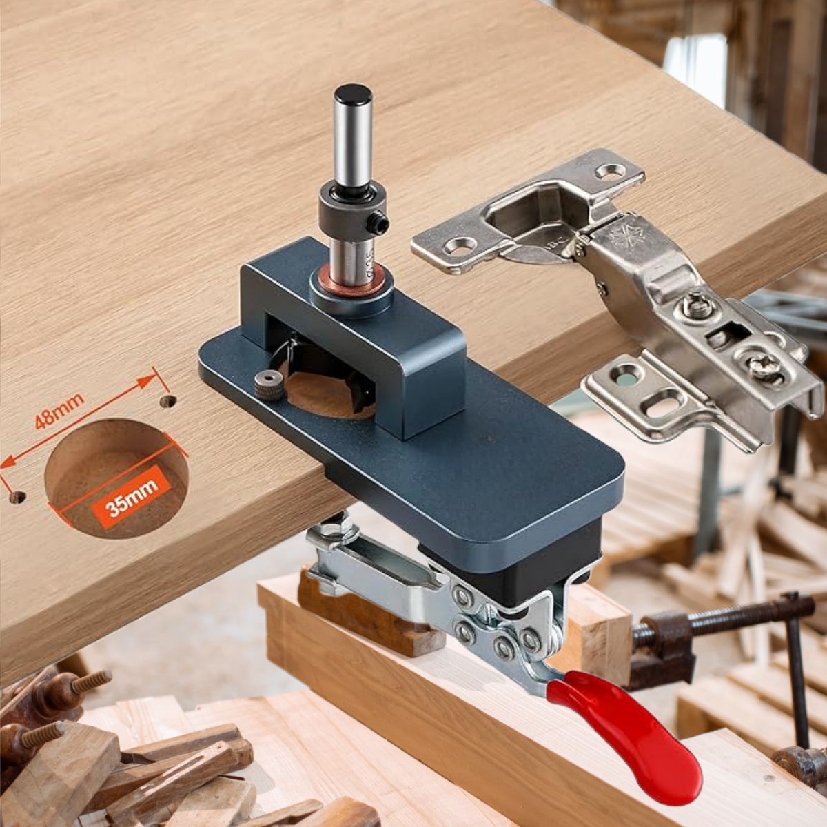 35mm Hinge Jig - Precise Borin - Furniture Hardware Fittings recensione e prezzo