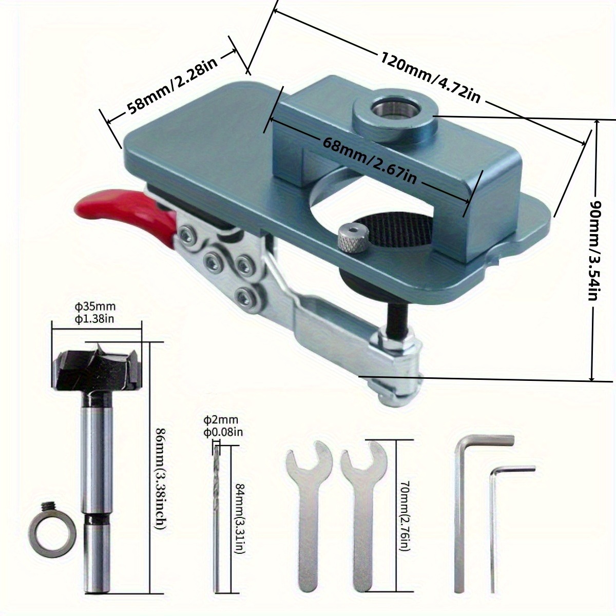 35mm Hinge Jig - Precise Borin - Furniture Hardware Fittings recensione e prezzo