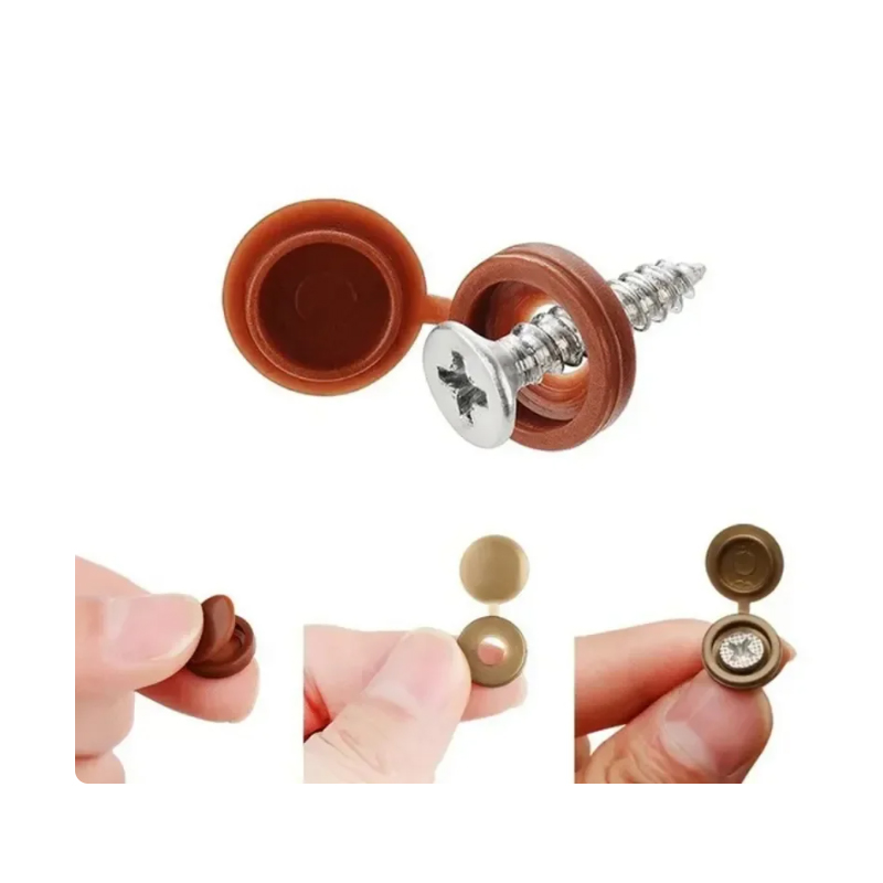 10/500pcs Screw Decorative Cap - Furniture Hardware Black recensione e prezzo