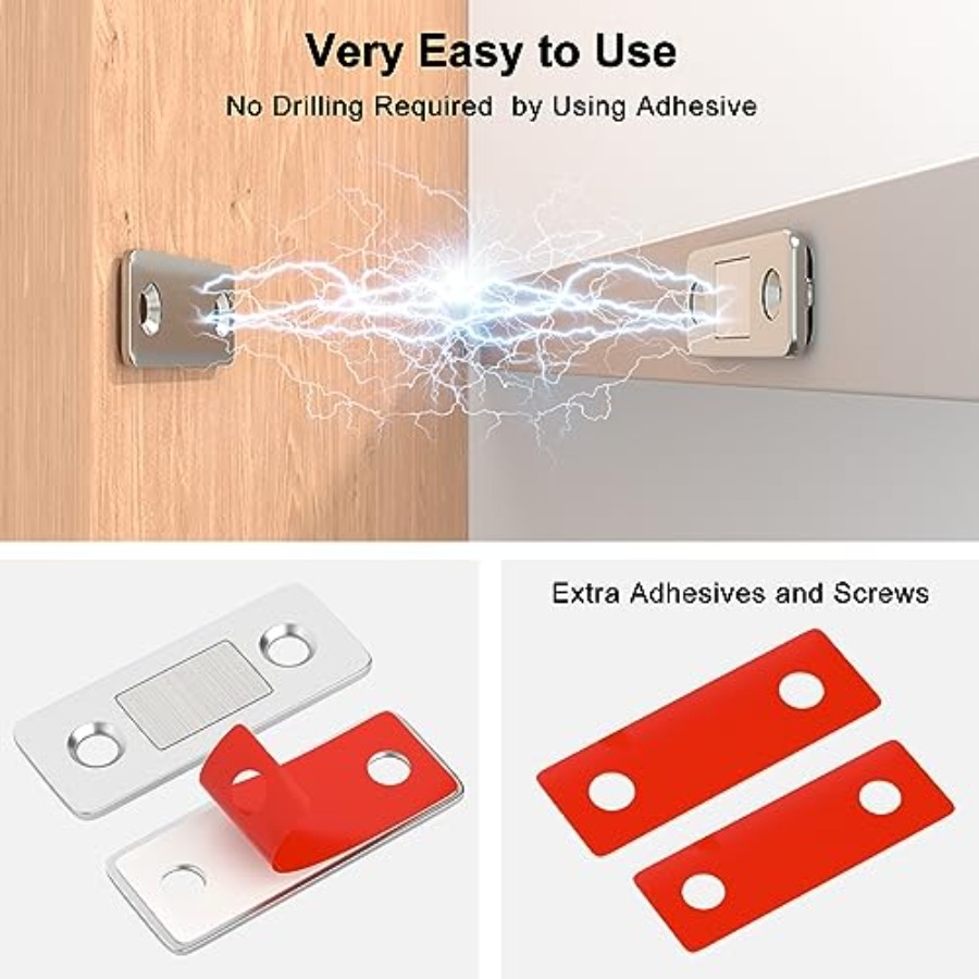 Cabinet Door Magnets 8 Pack Ul - Magnetic Catch Door recensione e prezzo