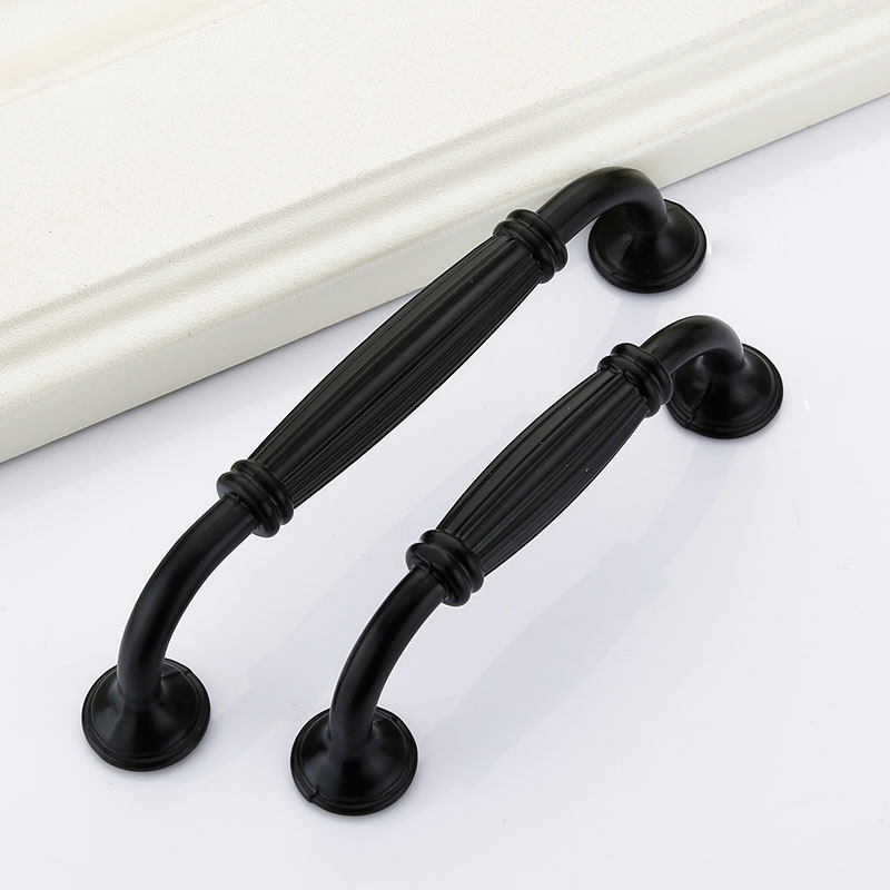 Black Aluminium Alloy Door Han - Furniture Hardware Black recensione e prezzo