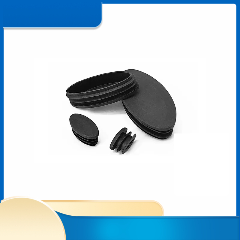 Black Plastic Olive Shape Tube - Furniture Hardware Black recensione e prezzo