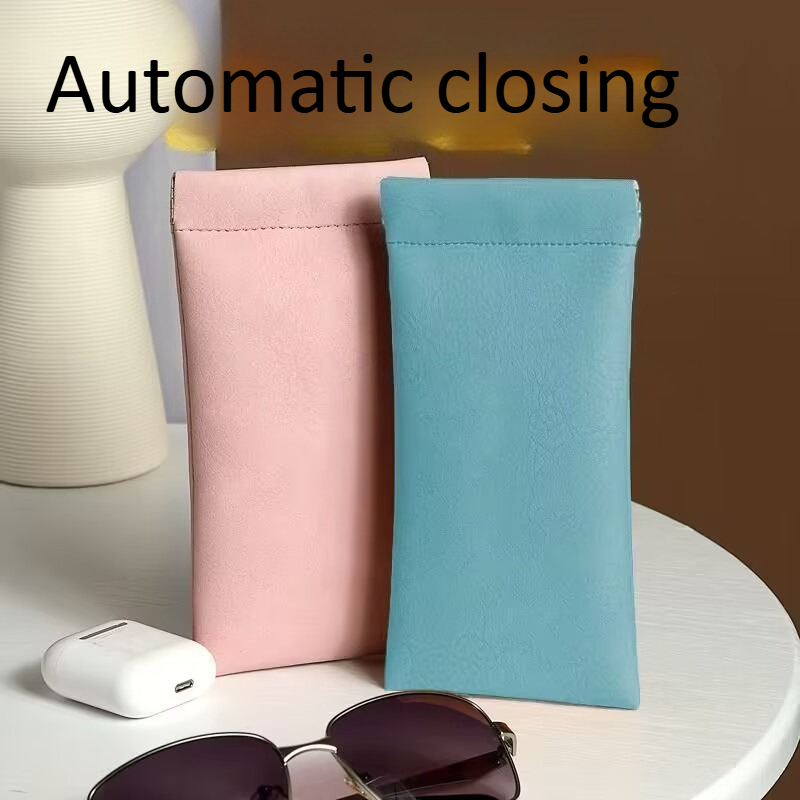 Unisex Leather Eyeglass Case P - Soft Close Hinge recensione e prezzo