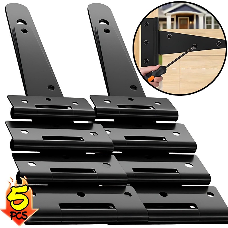 5/1Sets Heavy Duty Black T Sha - Furniture Hardware Black recensione e prezzo