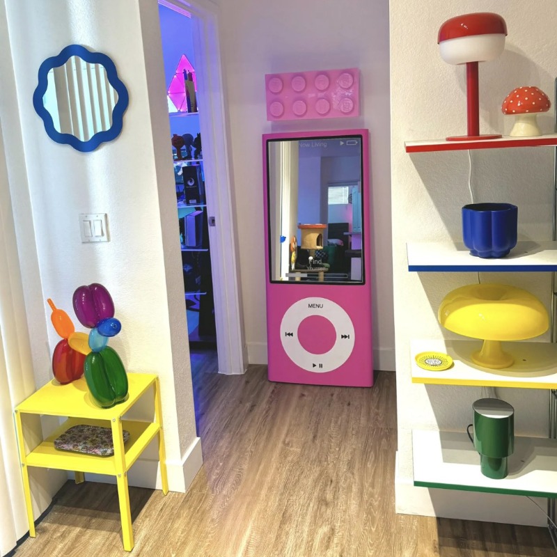 Retro Full-length Mirror Full- - Furniture For Hardware Shop recensione e prezzo