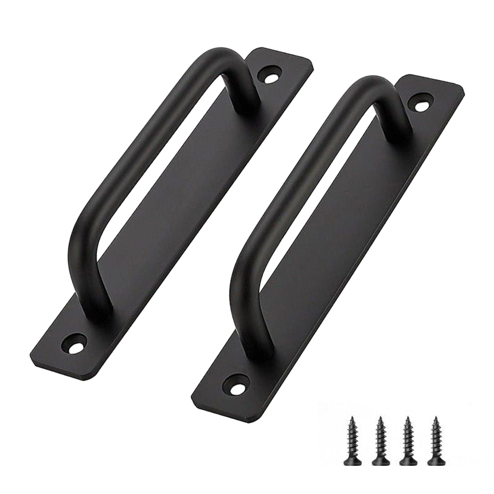 2Pcs Door Pull Handles Alumini - Furniture Hardware Black recensione e prezzo