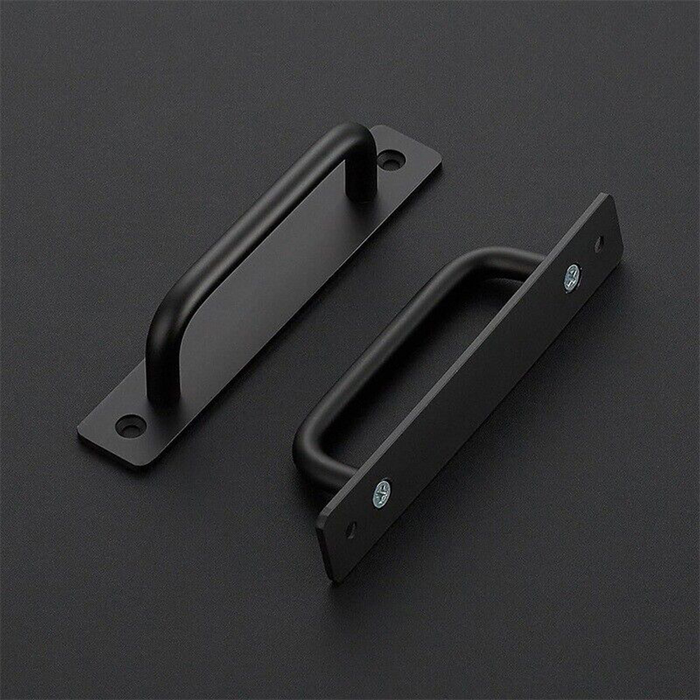 2Pcs Door Pull Handles Alumini - Furniture Hardware Black recensione e prezzo