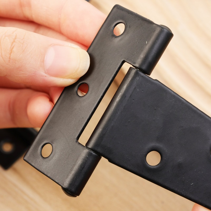 Steel T-shape Hinge Iron Black - Furniture Hardware Black recensione e prezzo