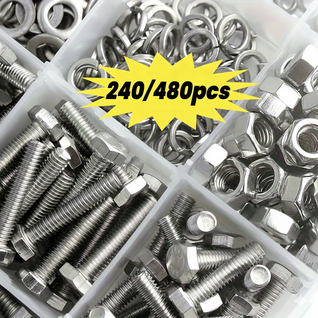 240Pcs Stainless Steel Hex Bol - Furniture Home Hardware recensione e prezzo