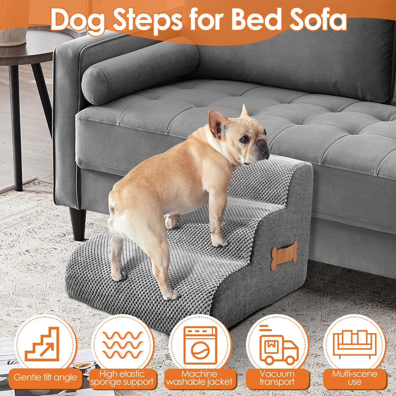 Ladder Puppys Stairs Pets Bone - Furniture Hardware For Bed recensione e prezzo