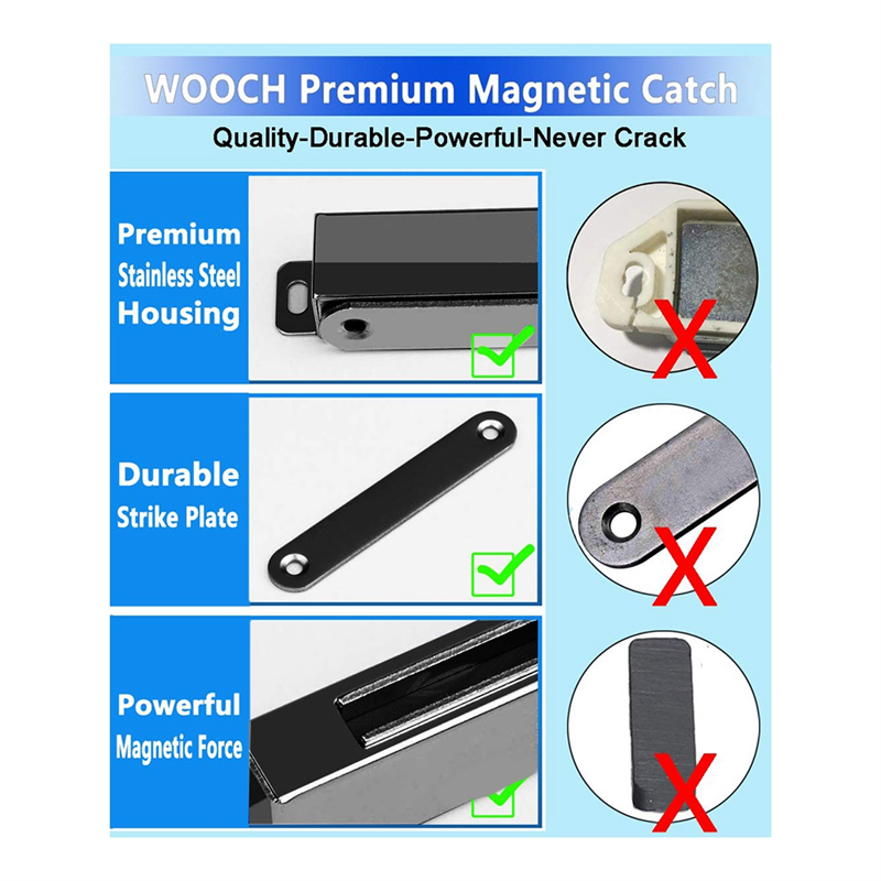 HFES 4-Pack Magnetic Door Catc - Magnetic Catch Door recensione e prezzo